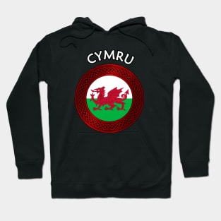 Cymru Flag & Celtic Knot Hoodie